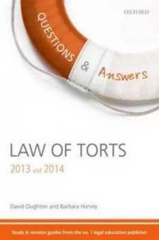 Law of Torts 2013 and 2014 by David Oughton Book