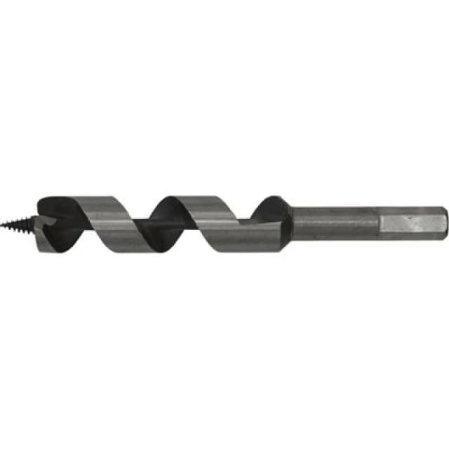 Loops 18 x 155mm Hardened Auger Wood Drill Bit - Hexagonal Shank - Woodwork Timber Multi
