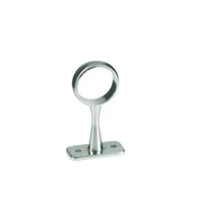 Wickes Centre Rail Bracket - 25mm Brushed Nickel
