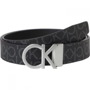 Calvin Klein Ck Rev. Adj. New Mono Belt 3.5CM - Black Mono