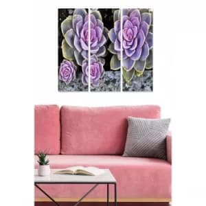 MDF3745450 Multicolor Decorative MDF Painting (3 Pieces)