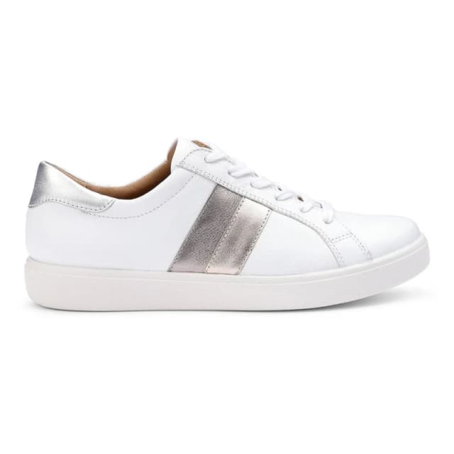Hotter Womens Extra Wide 'Switched' Trainers in White Size: 4 White Female 4