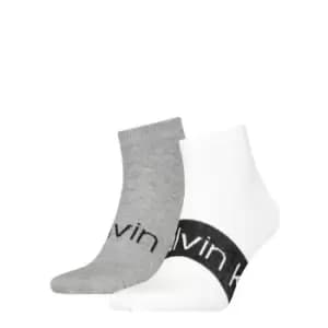 Calvin Klein Sneaker Socks 2 Pack Mens - White