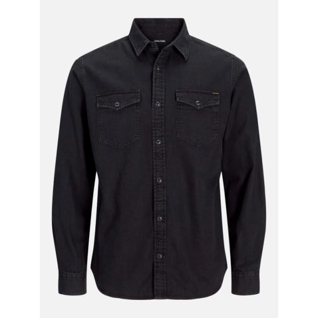 Jack and Jones Sheridan Denim Shirt Mens Black Denim male L