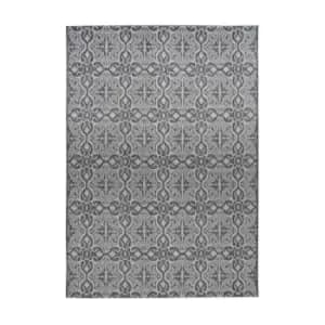 Homemaker County Tile Indoor/Outdoor Rug Grey 120X170Cm
