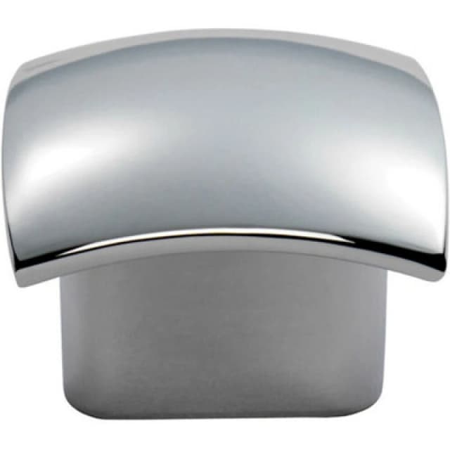 Loops Convex Face Cupboard Door Knob 33 x 30.5mm Polished Chrome Cabinet Handle Multi unisex