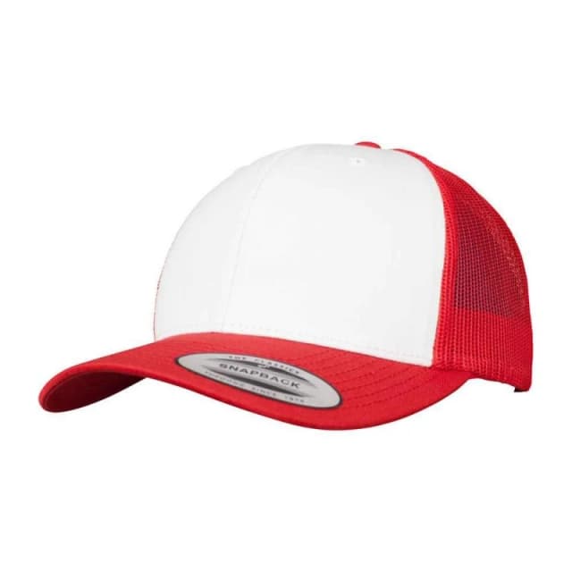 Flexfit Womens Retro Trucker Cap in Red Red Female One Size