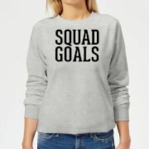 Squad Goals Womens Sweatshirt - Grey - 3XL