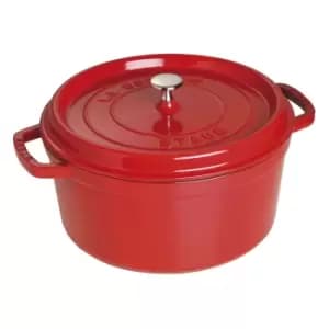 Staub La Cocotte 28cm round Cast iron Cocotte cherry