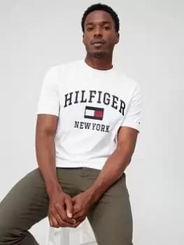 Tommy Hilfiger Modern Varsity T-Shirt - White, Size 2XL, Men