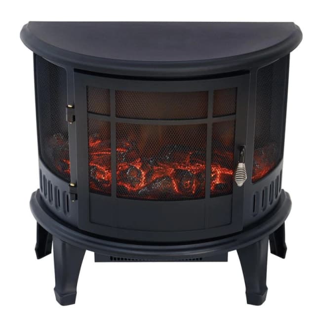 Kabinet UK Electric Indoor Freestanding Fireplace Stove Black unisex One size
