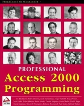 Professional Access 2000 Programming by Ian Blackburn Paperback