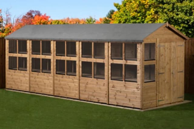 Empire Sheds Empire Apex Potting Shed 8X20 Double Door