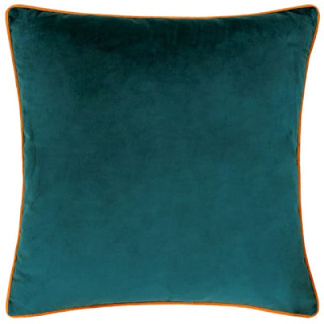Furn Meridian 45X45 Polyester Cushion - Feather Filled Teal/Tiger WRCSL Unisex