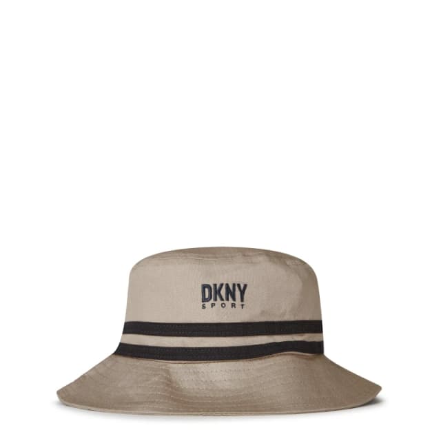DKNY Logo Bucket Hat - Beige Beige Mens