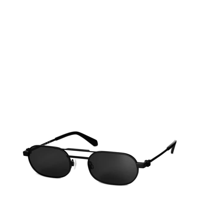 Off White Vaiden Tinted Rectangle Sunglasses 1007 Black unisex One Size