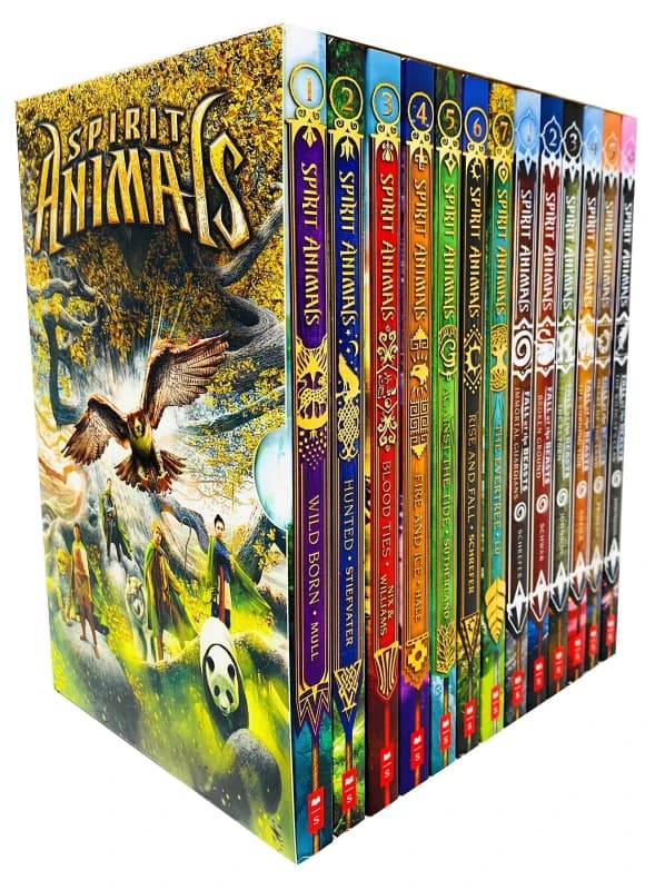 Spirit Animals 13 Books Box Set Series 1 & 2 Collection (Spirit Animals Books 1 - 7) Sarwat Chadda, Sarah Prineas, Varian Johnson, Jonathan Auxier Boo