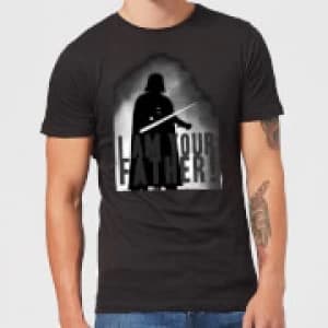 Star Wars Darth Vader I Am Your Father Silhouette Mens T-Shirt - Black