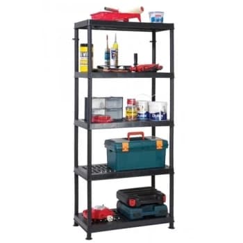 Garland Self Assembly Ventilated Plastic Shelving Unit - 5 Shelf