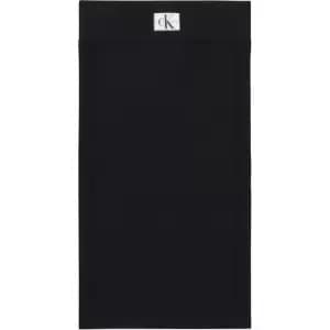 Calvin Klein Jeans Badge Knitted Skirt - Black
