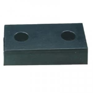 Slingsby VFM Black Heavy Duty Loading Dock Bumper 2-Hole 330104