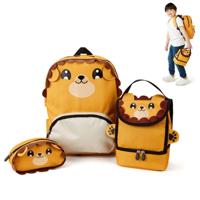 Zappi Baby Animal Lion Backpack Back Packs One Size Yellow 73505213000