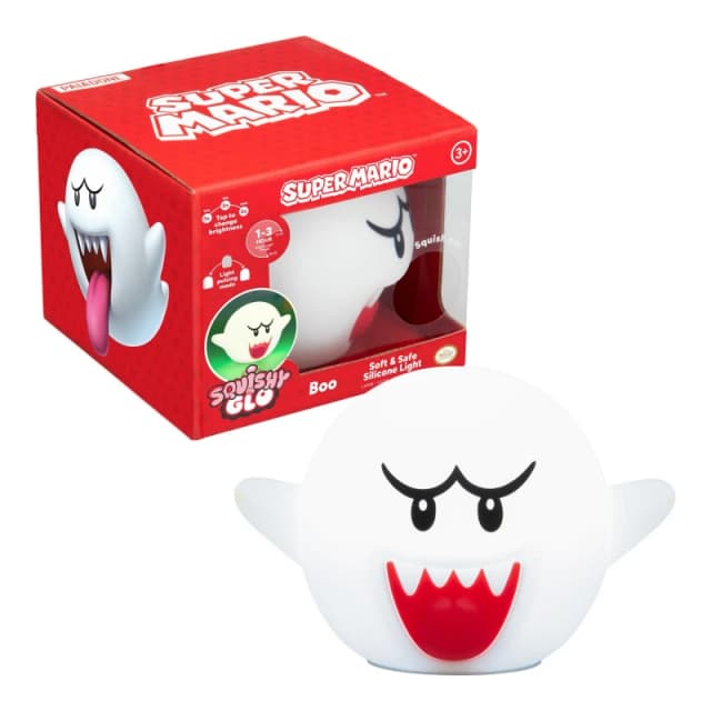 Super Mario Boo Squishyglo Silicone Light Rechargeable