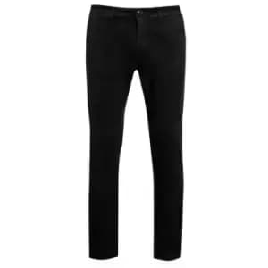 SOLS Mens Jules Chino Trousers (32) (Black)