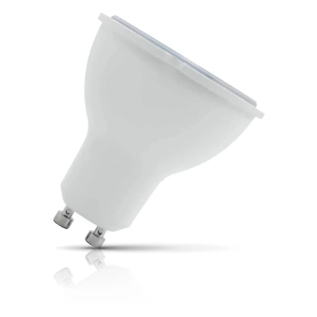 Opus LED GU10 Spotlight Light Bulb 5W (30W Eqv) Dimmable Daylight 6500K Halogen Replacement Frosted