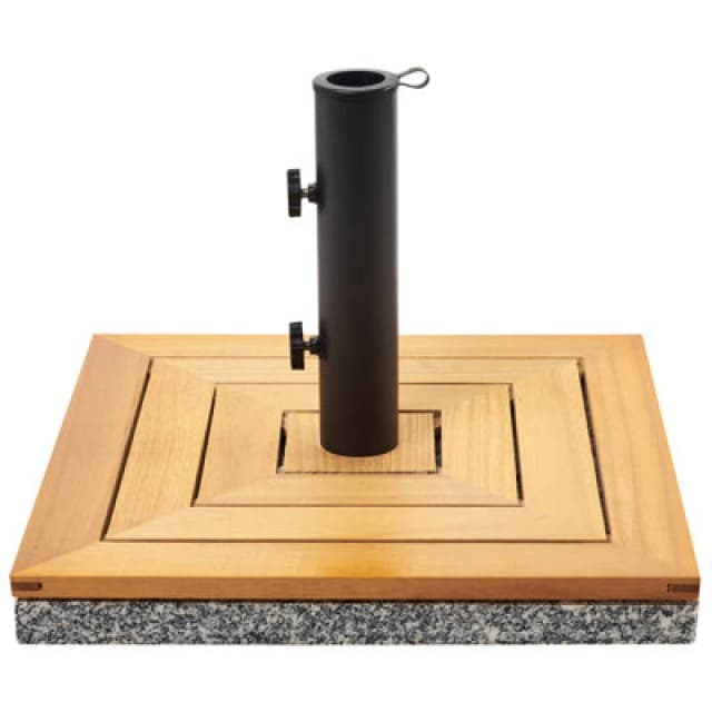 Beliani Parasol Base Ceccano Brown Square 21 Kg