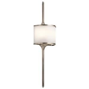 2 Light Bathroom Wall Light Pewter IP44, G9