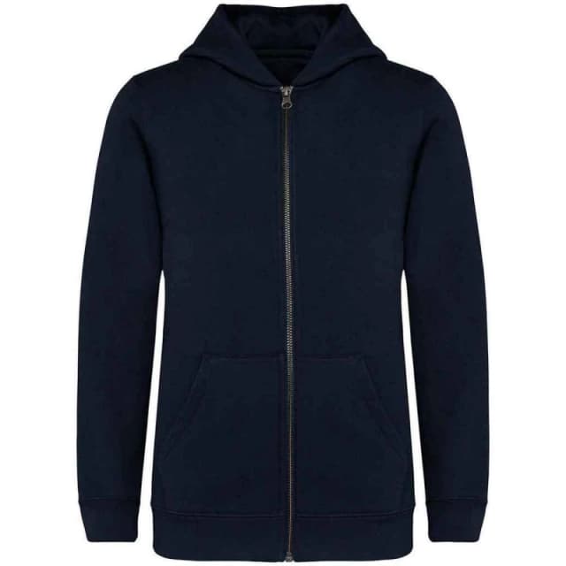 Native Spirit Full Zip Hoodie in Navy Size: 4-6 Years Navy Unisex 4-6 Years