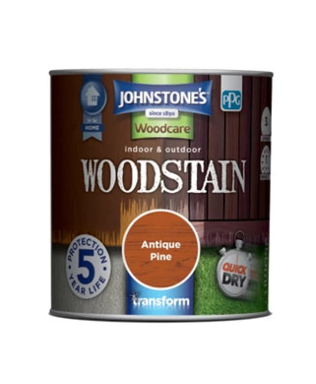 Johnstone's Indoor & Outdoor Woodstain Antique Pine - 250Ml