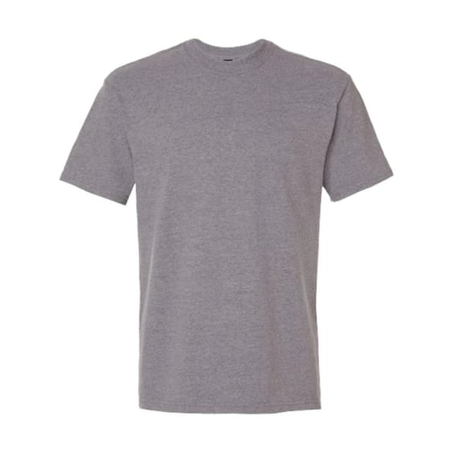 Gildan Mens Hammer Maxweight T-Shirt in Grey Size: Small Grey Male S