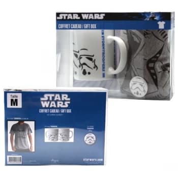 Star Wars - Galactic Empire Sport Grey (Large T-Shirt + Mug + Badge) Gift Box