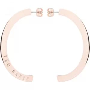 Ted Baker Iclipsa Logo Half Hoop Earrings