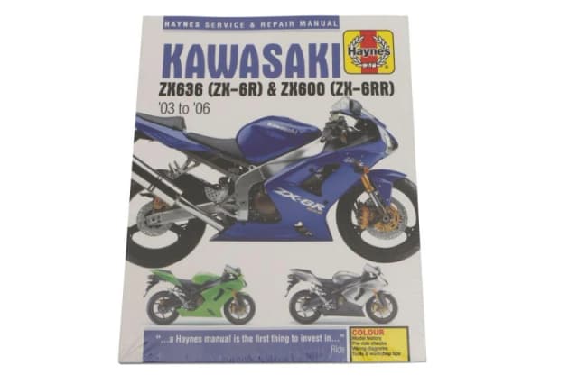 4742 - Haynes Service Manual For Kawasaki ZX-6 R 636 2003-2006 4742
