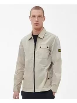 Barbour International Inlet Zip Through Overshirt - Cream Size M Men