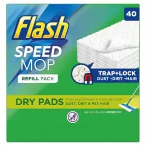 Flash Dry Mop Refills 40 Pack