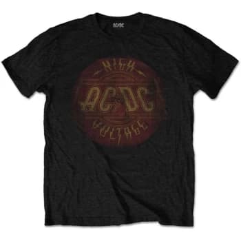 AC/DC - High Voltage Vintage Unisex XXX-Large T-Shirt - Black