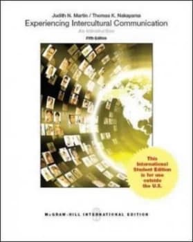 Experiencing Intercultural Communication by Judith N Martin Paperback