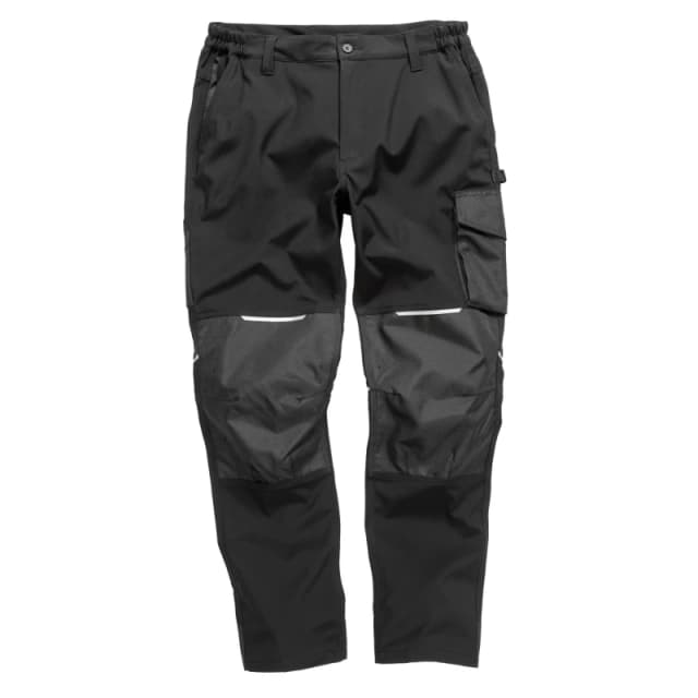 Result Work Guard Softshell Slim Work Trousers Black