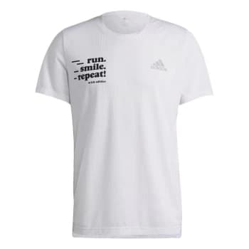 adidas Signature T-Shirt Mens - White / White