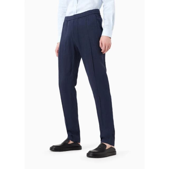 Emporio Armani Trousers - Blue Male One Size