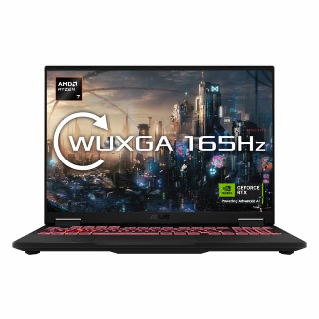 ASUS TUF Gaming A16 16" Gaming Laptop - AMD Ryzen 7, RTX 5050, 1TB SSD, Black,Silver/Grey 4711387969120