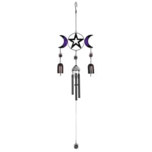 Triple Moon Windchime with Bells