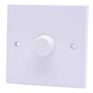 Power Pro 1 way Single White Dimmer switch