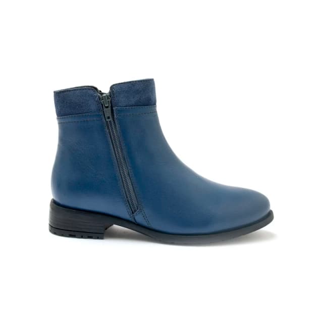 Pediconfort Leather double zip ankle boots For Her Pediconfort Marron Female 39