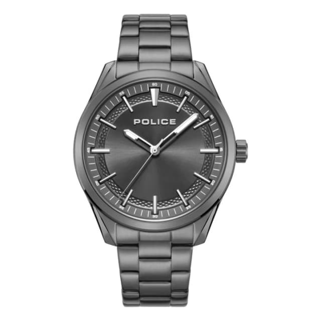 Police Urban Grille Grey IP Bracelet Watch - W44148