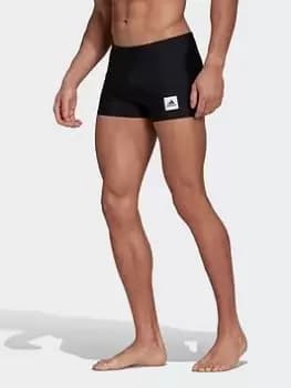 adidas Solid Swim Boxers, Black Size M Men